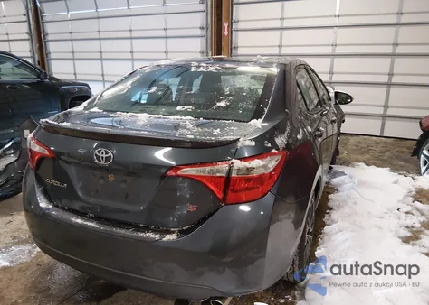 2016 Toyota Corolla S Plus z USA, uszkodzony, nr VIN 2T1BURHE6GC700770